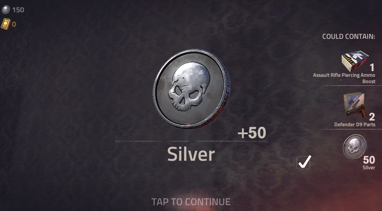 silver coin video game reward