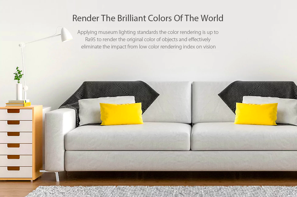 sofa with colorful pillows