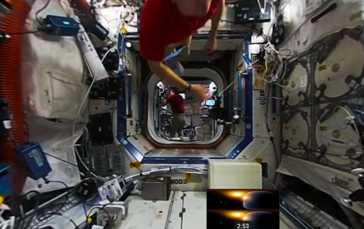 space station interior crew