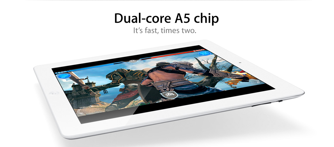 tablet with dual core chip ad