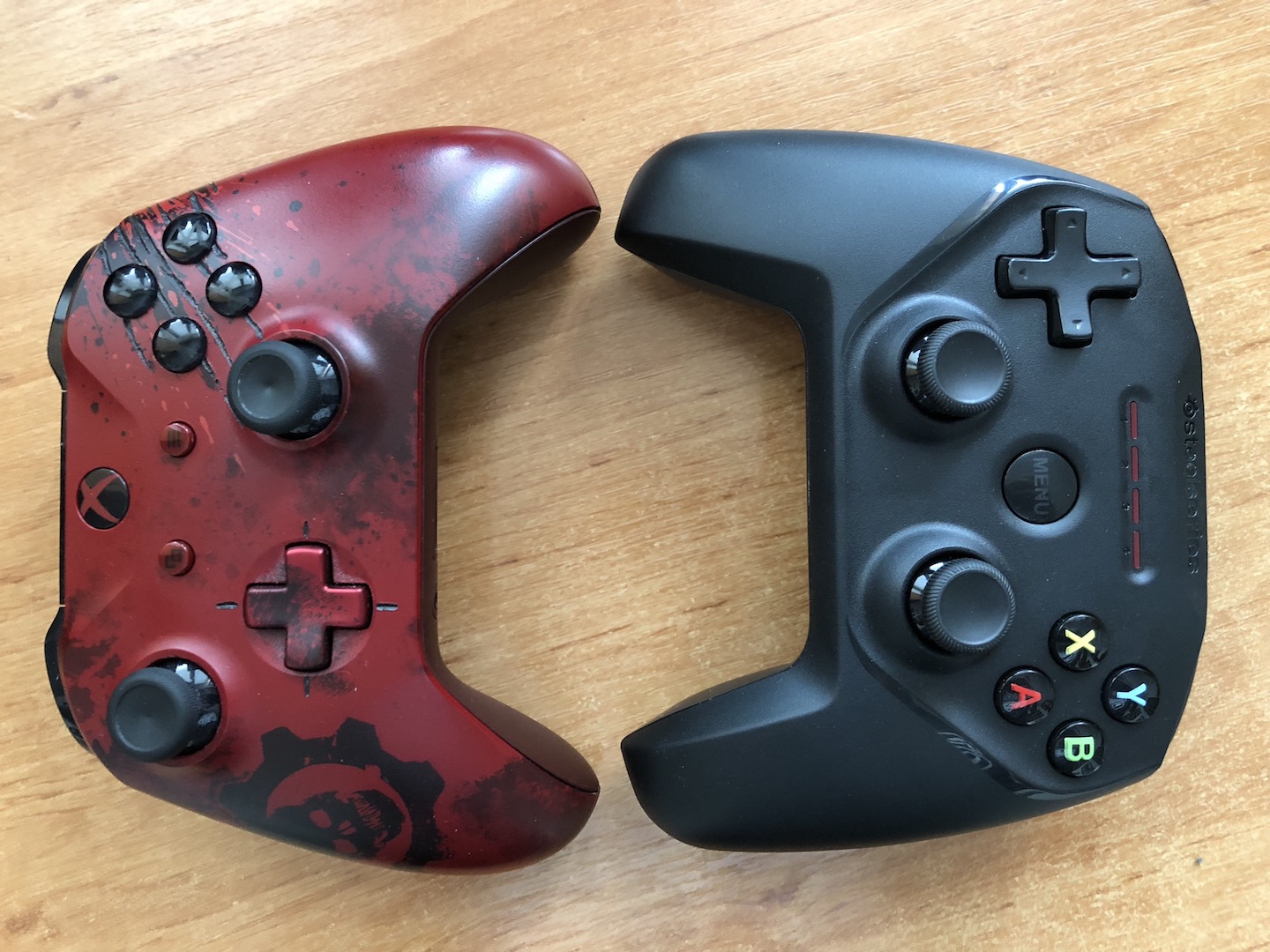 top view gaming controllers