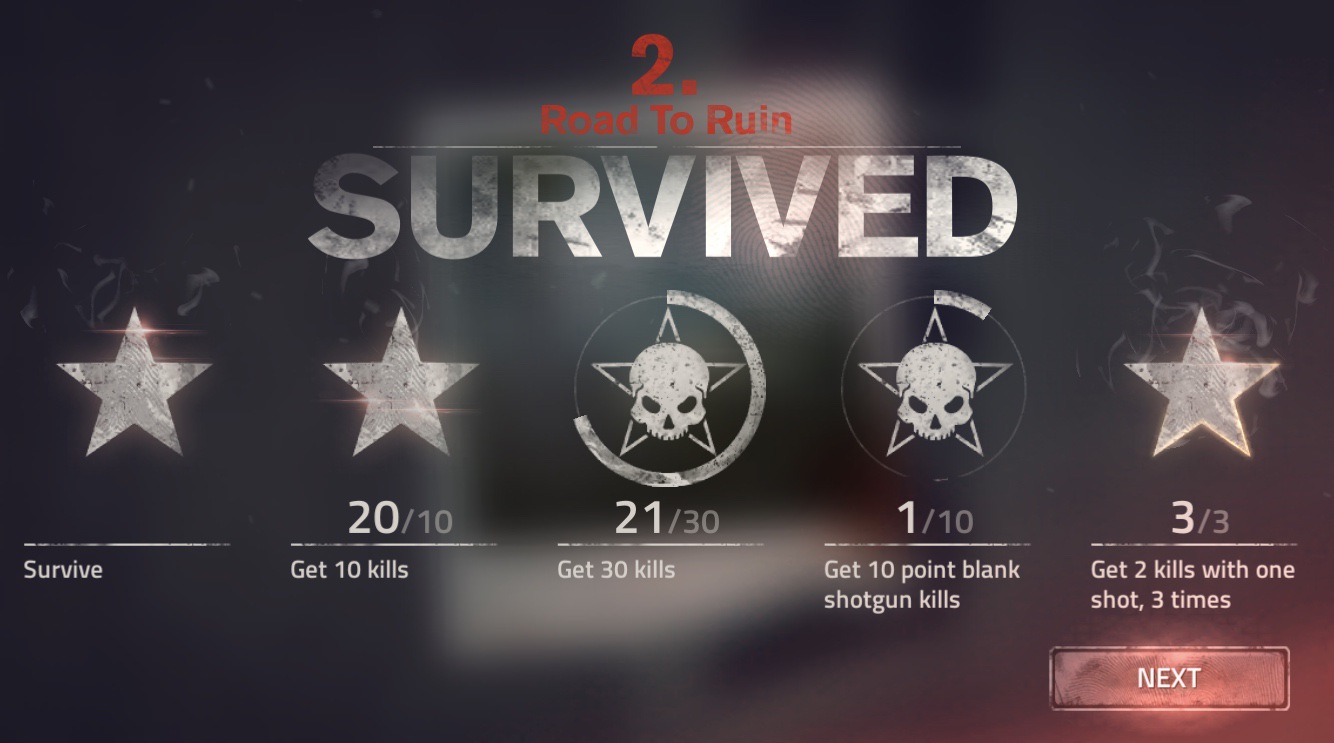 video game survival stats