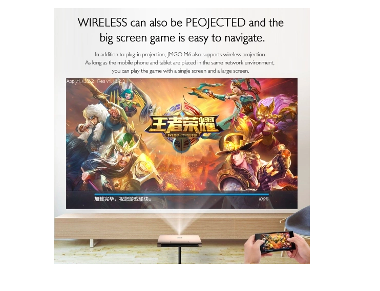 wireless gaming projection