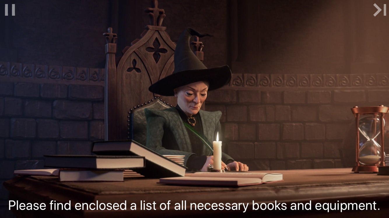 witch reading letter