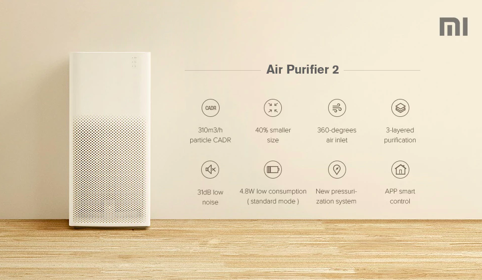air purifier 2 features
