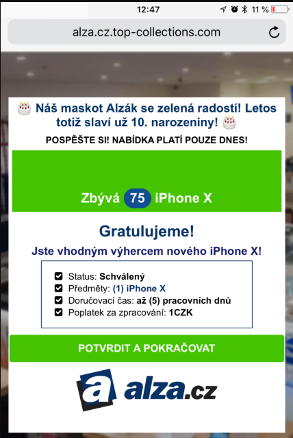 alza iphone x offer