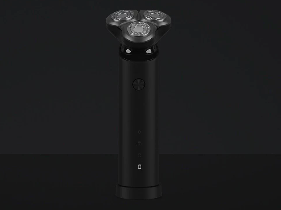 black electric shaver front view