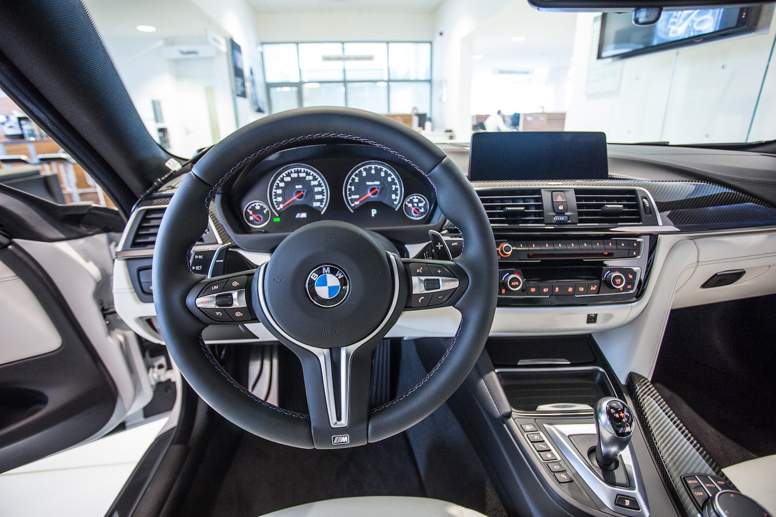 car interior dashboard
