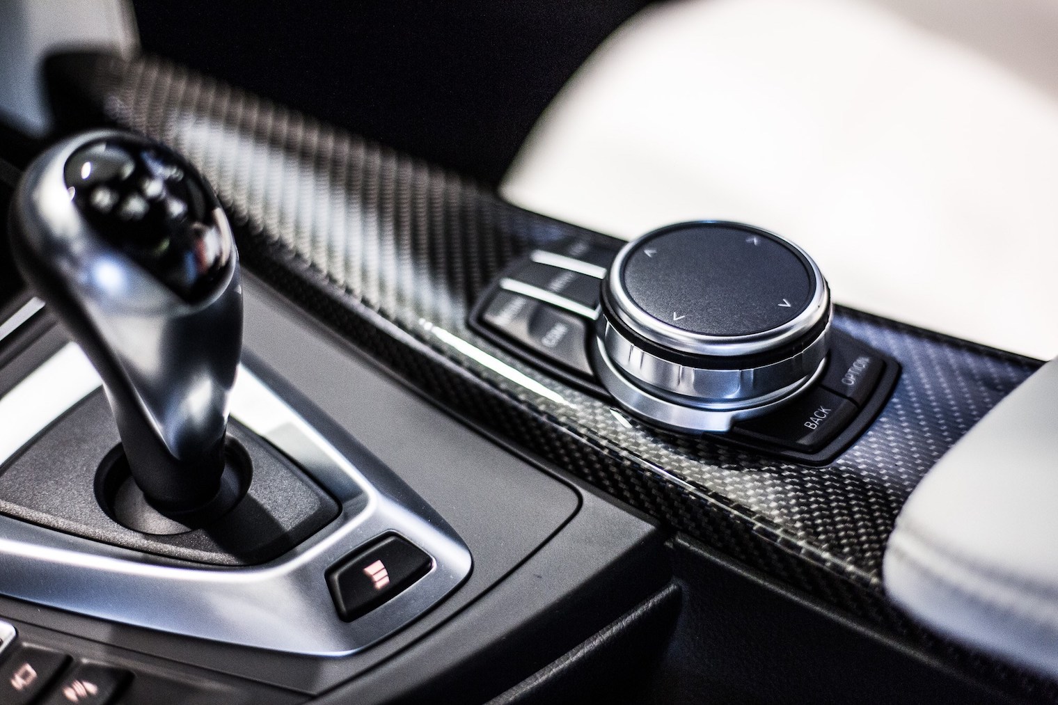 car interior gear control