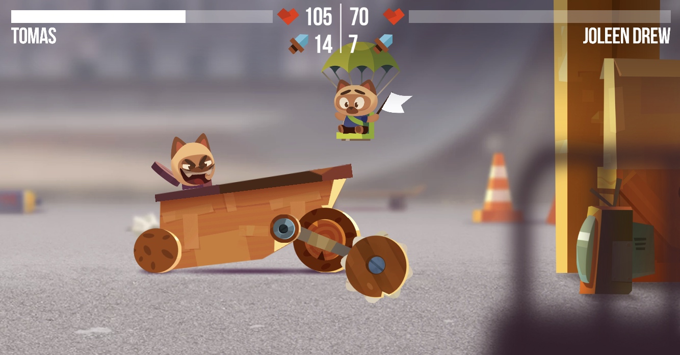 cat vehicle battle