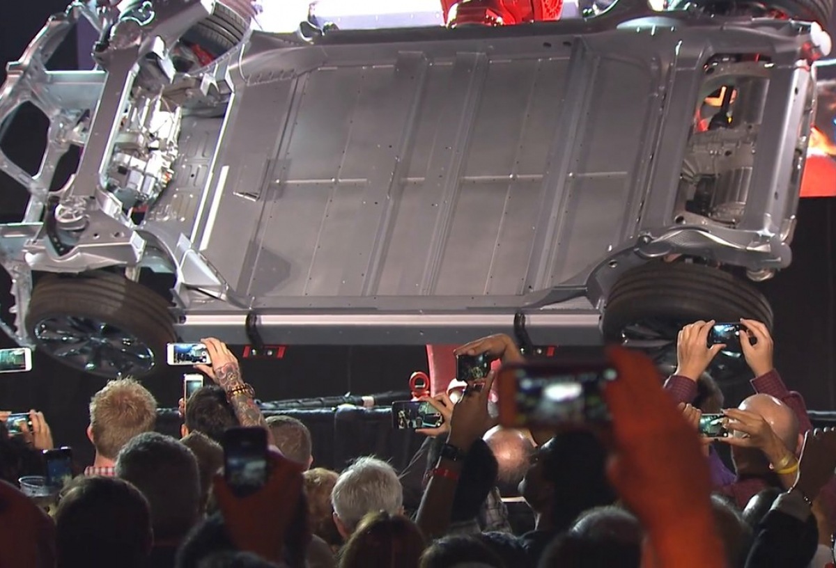 electric car undercarriage