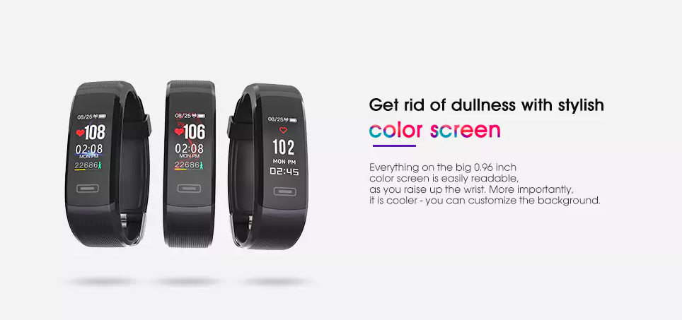 elephone band 5 color screen