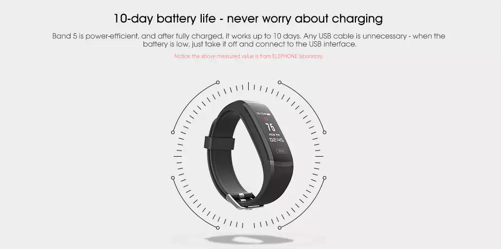 fitness tracker battery life