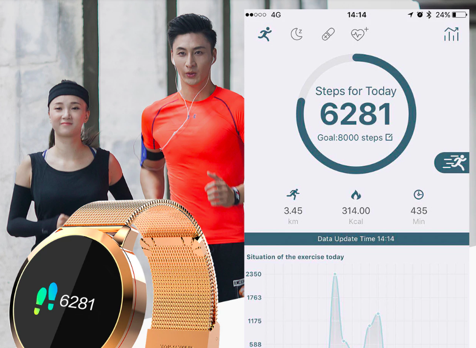 fitness tracking smartwatch