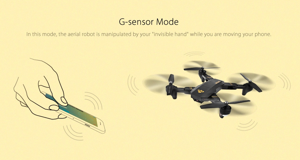 g sensor mode drone