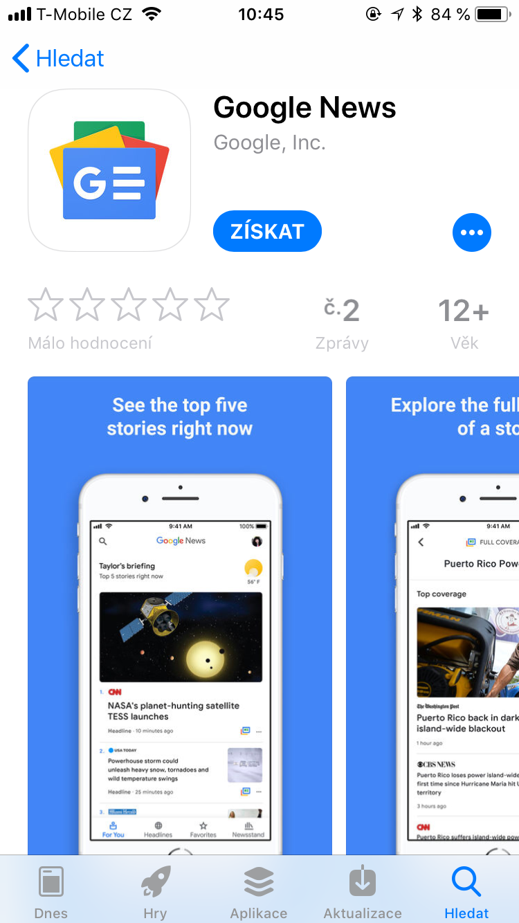 google news app details