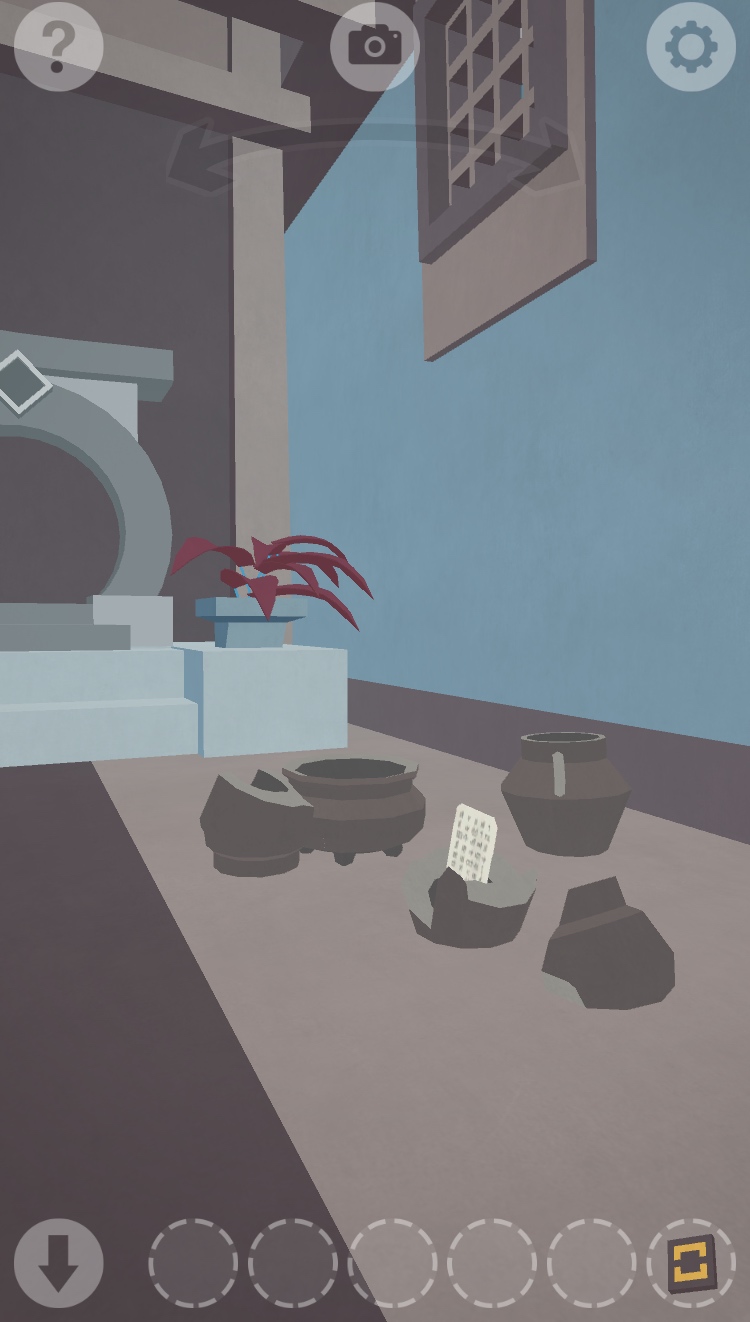 interior broken pots