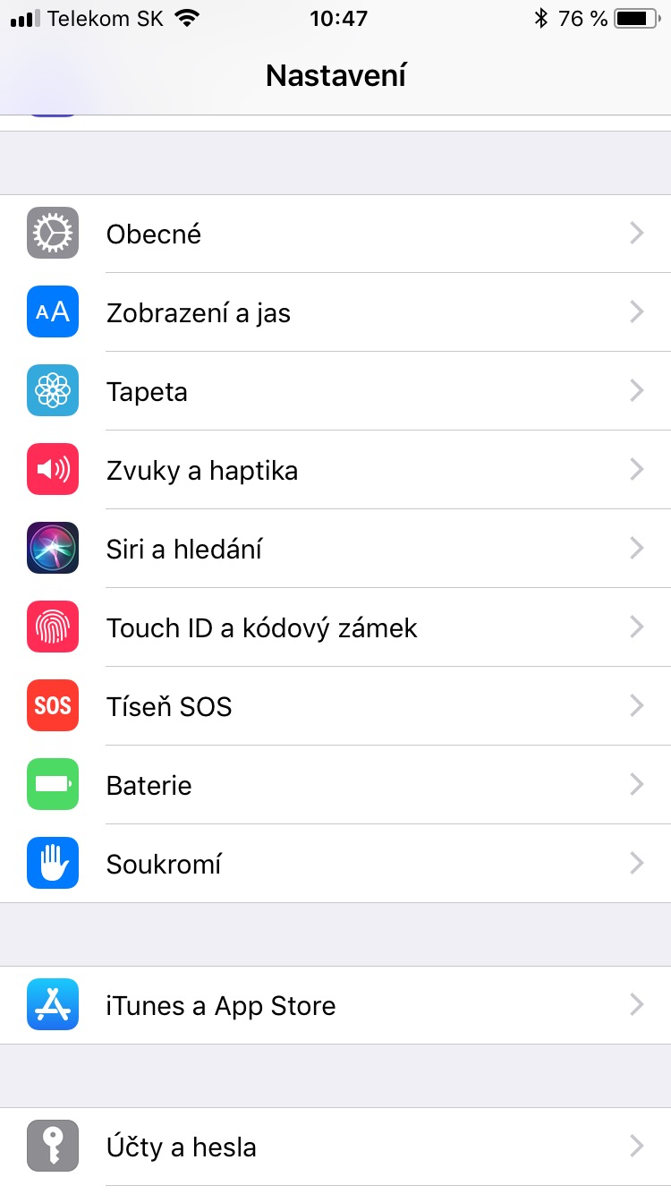 iphone settings menu