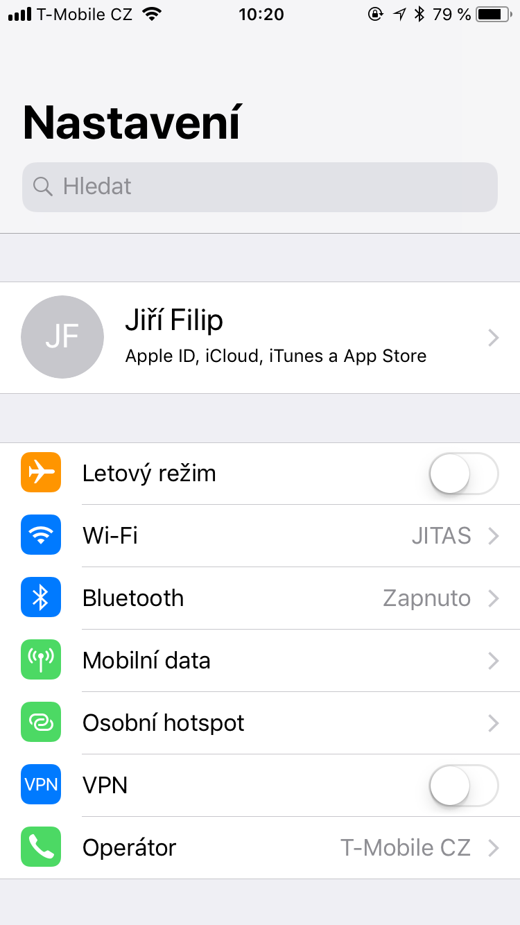 iphone settings menu