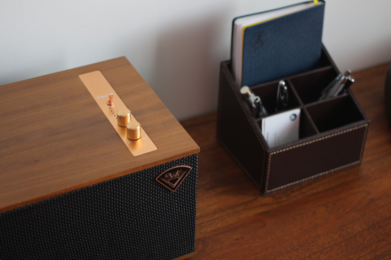 klipsch speaker and organizer
