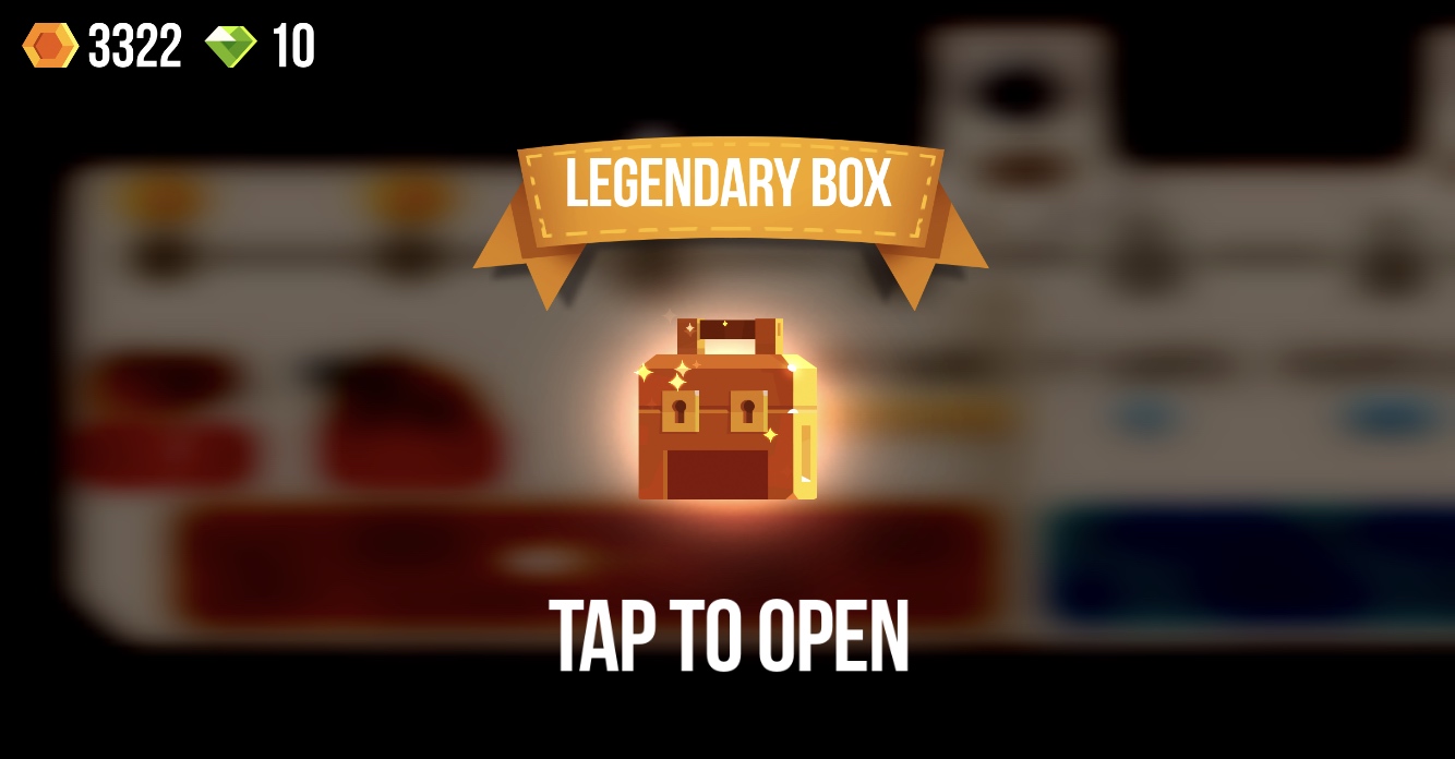 legendary box tap to open