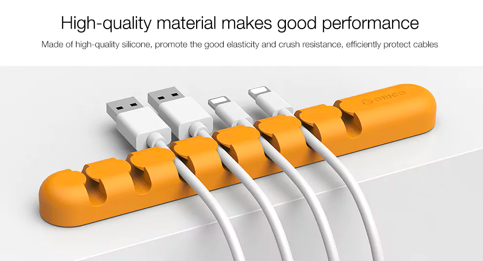 orange cable organizer