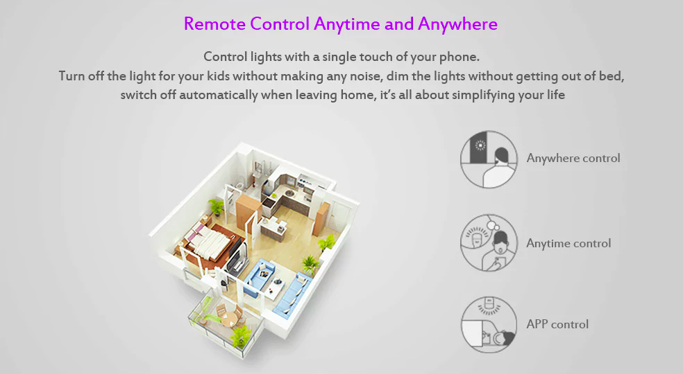 remote control lighting