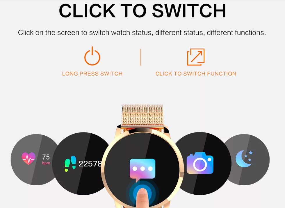 smartwatch interface options