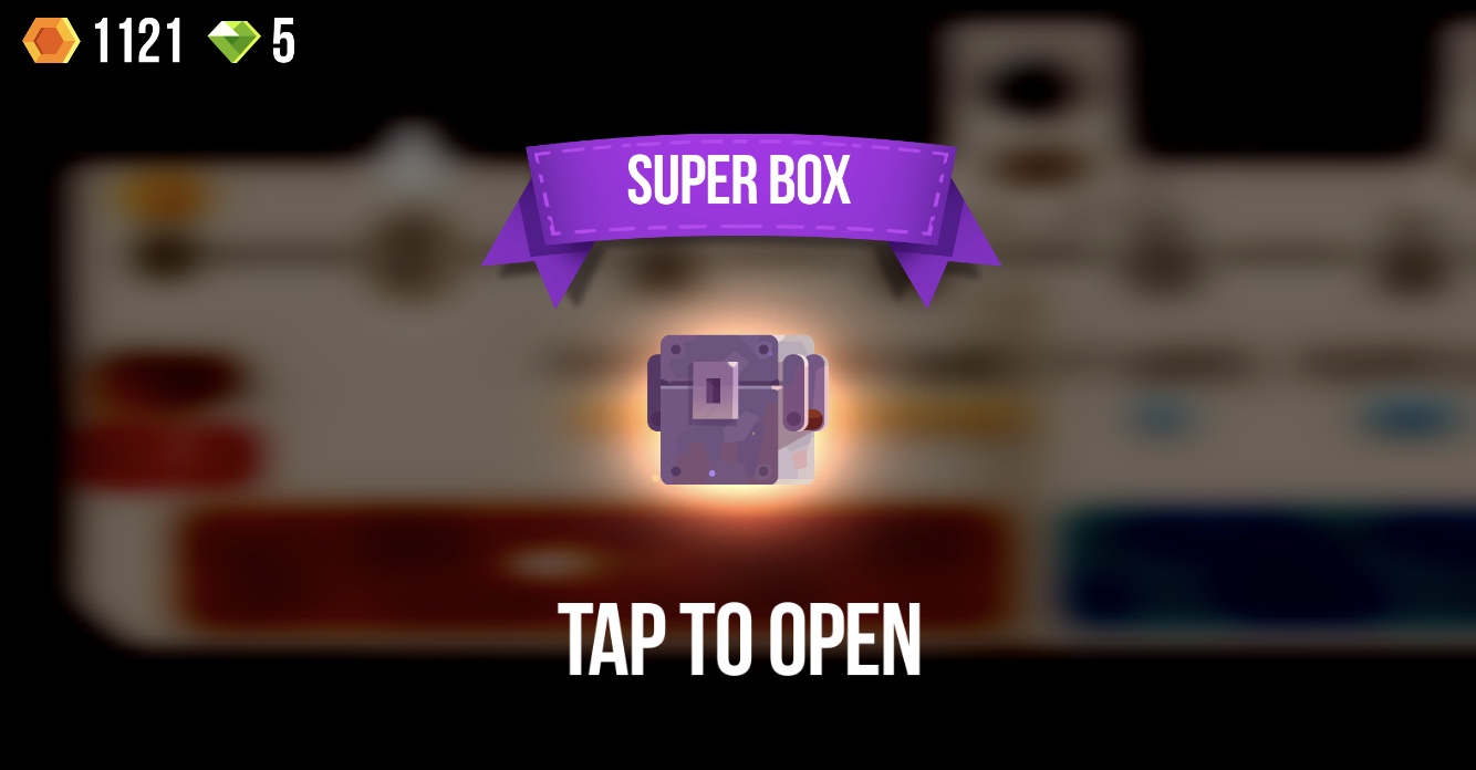 super box tap to open