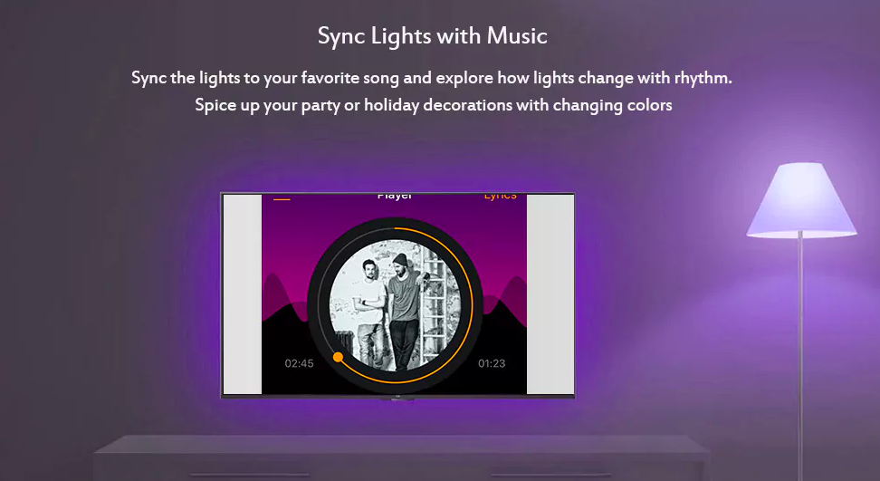 sync lights with music
