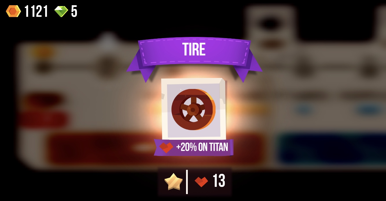 tire item bonus