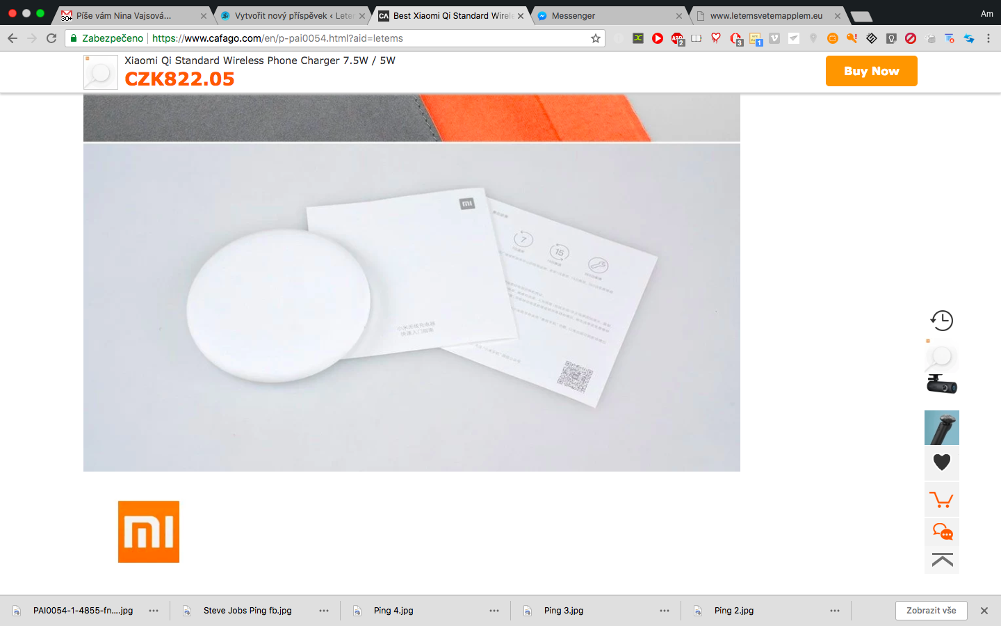 wireless charger and documents