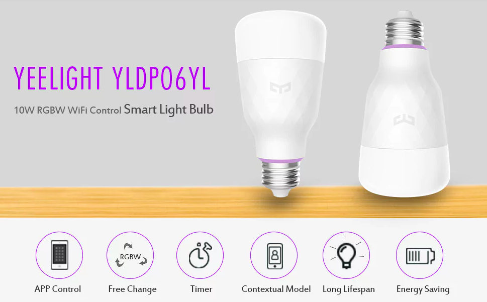 yeelight smart light bulb features
