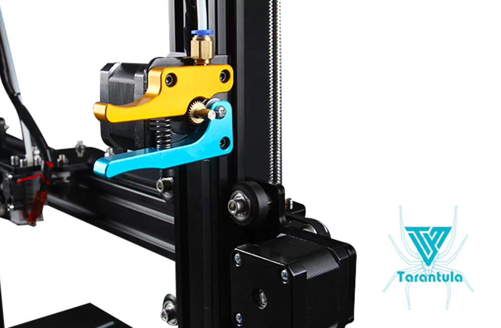 3d printer extruder closeup