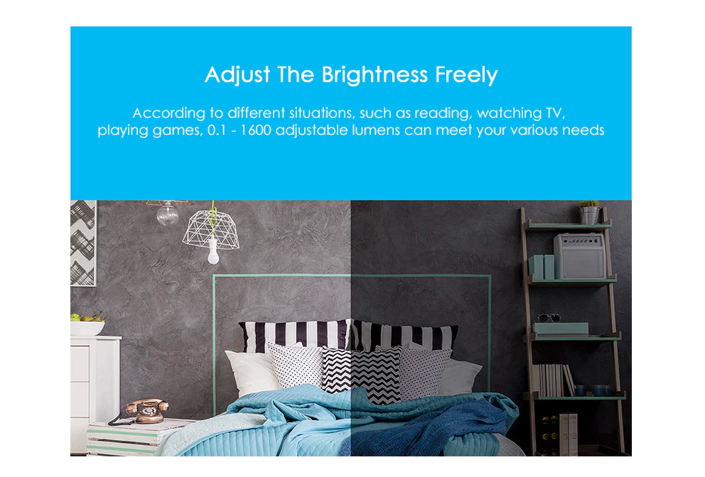 adjust brightness bedroom