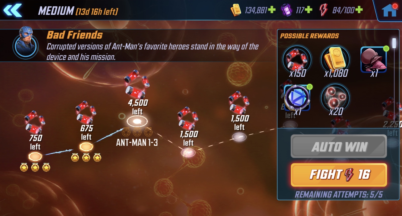 ant man game map