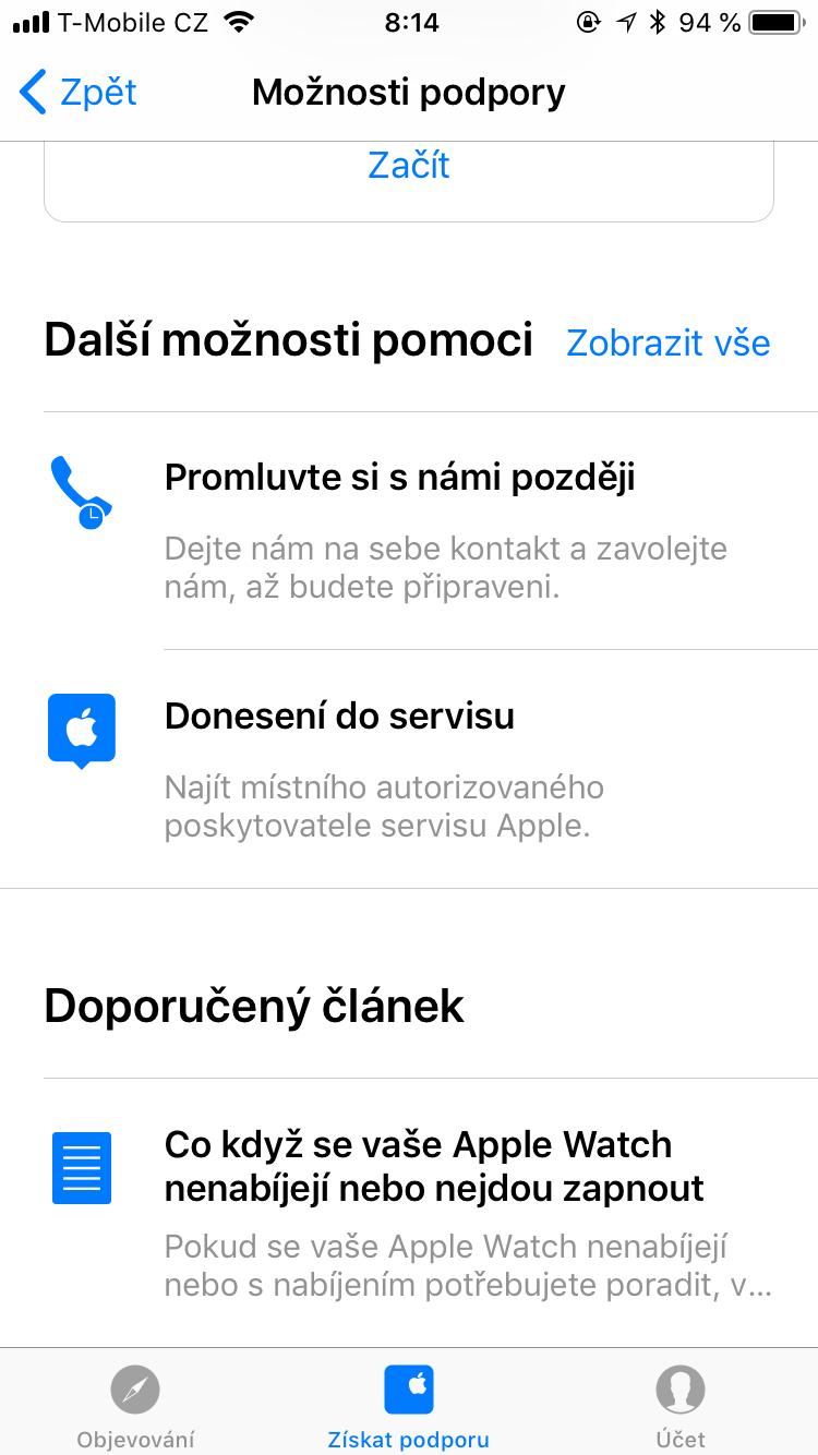 apple support options