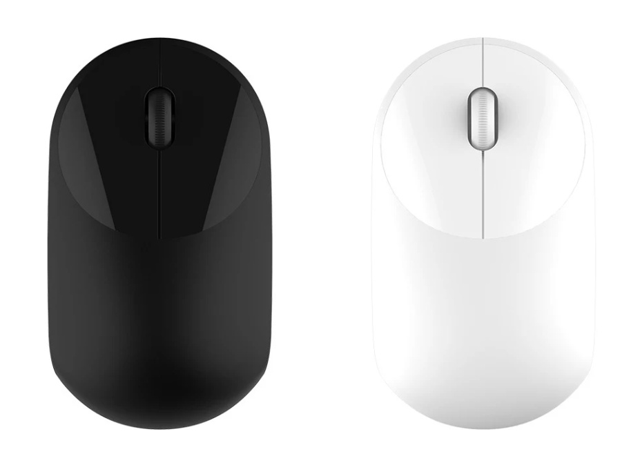 black and white mouse top view