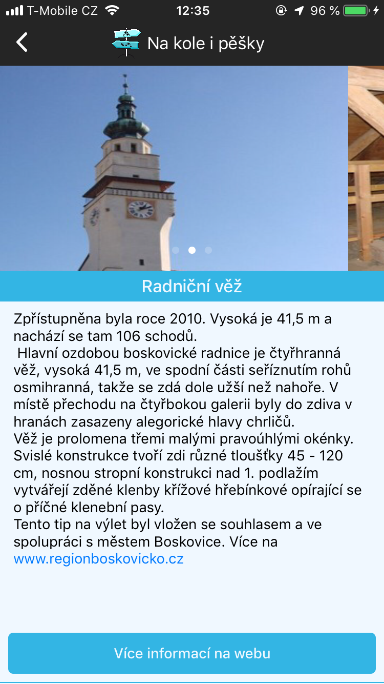 boskovice town hall tower