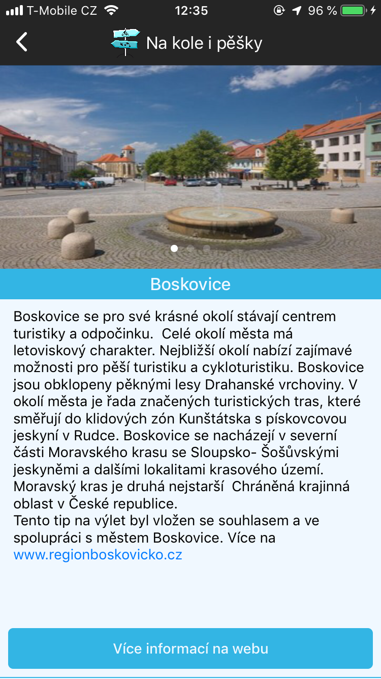 boskovice town square