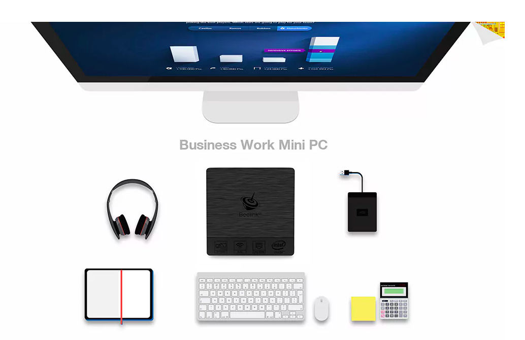 business work mini pc setup