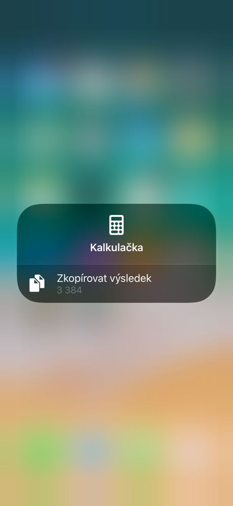 calculator quick action