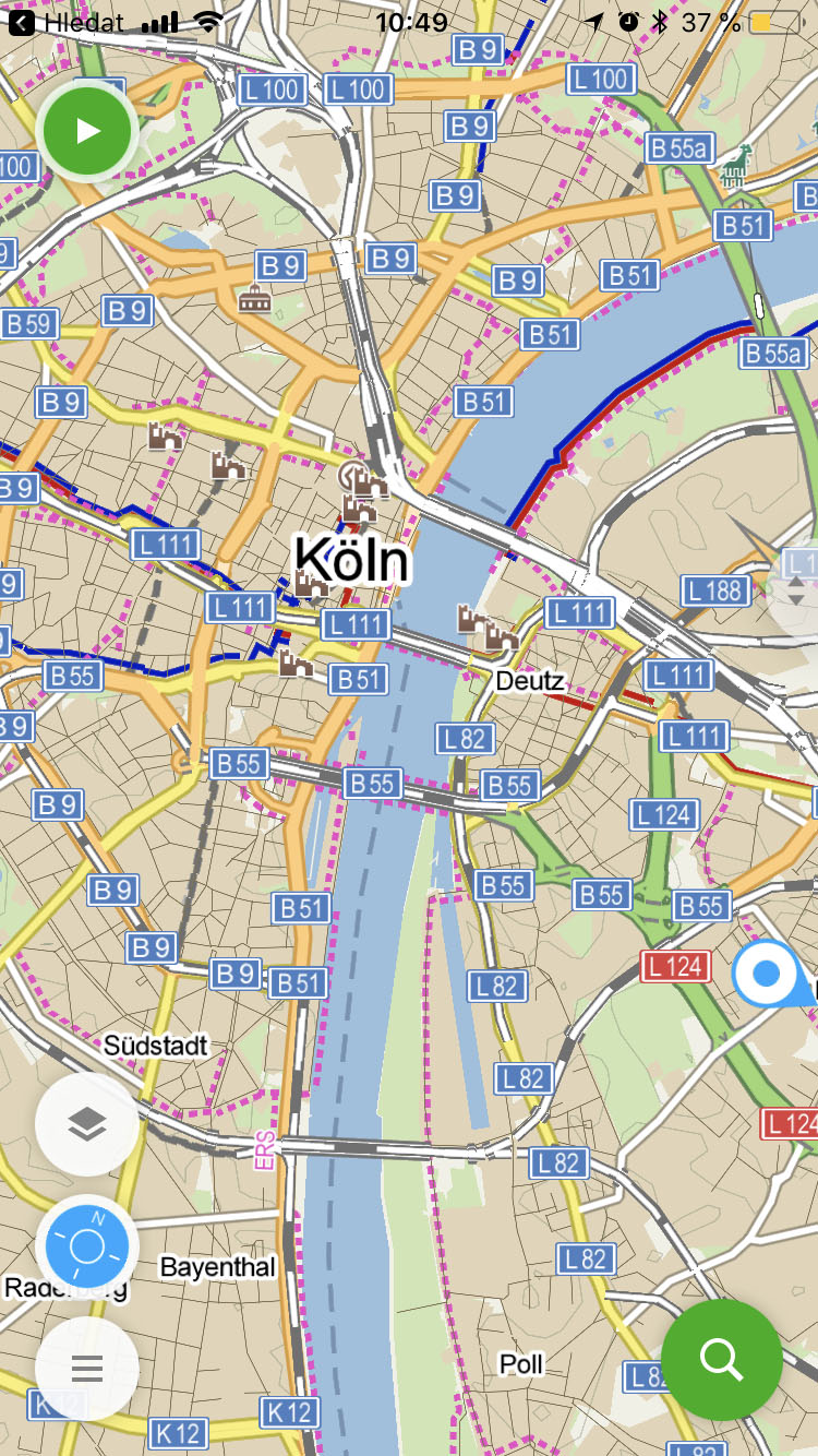 cologne city map