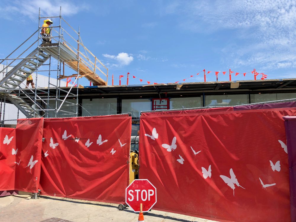 construction site safety fence