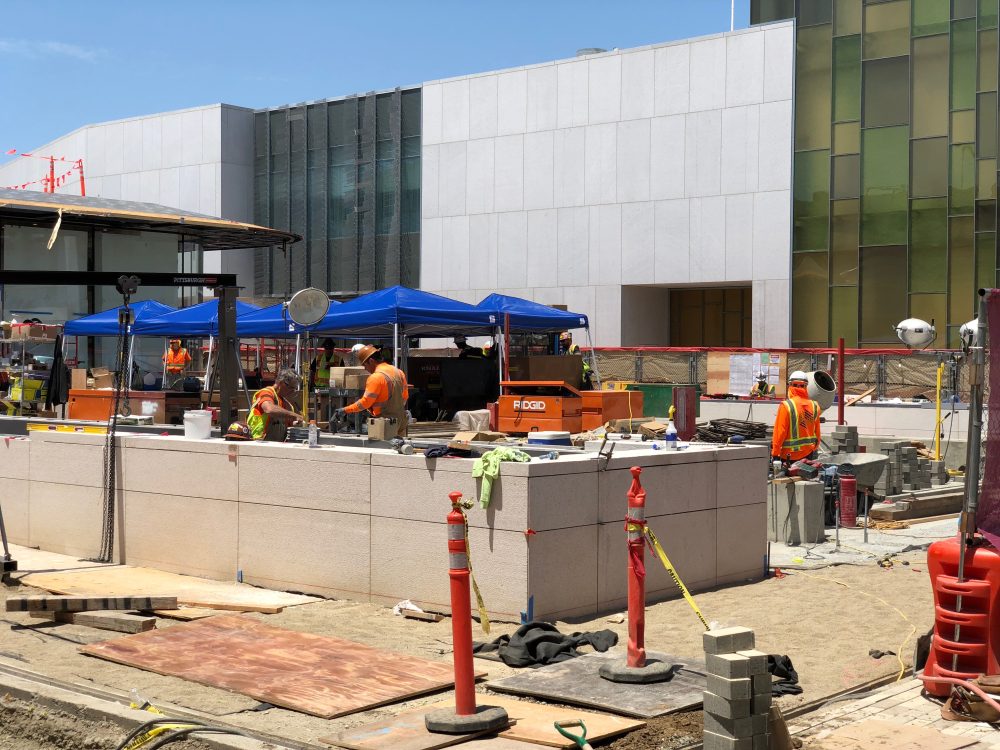 construction workers at site