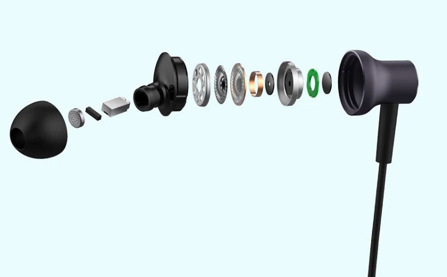 exploded view earbud components