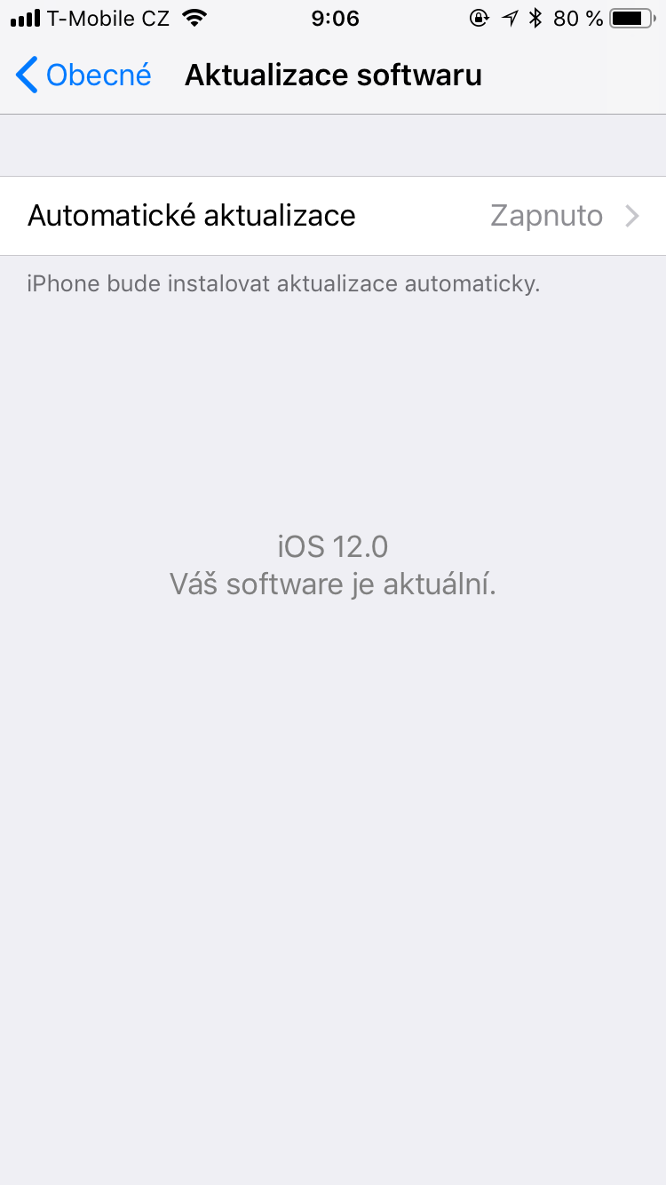 ios automatic updates on
