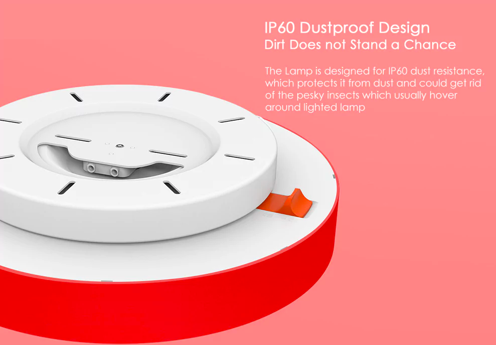 ip60 dustproof lamp design