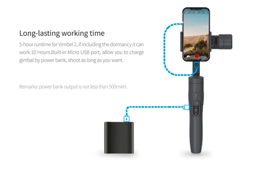 long lasting gimbal battery