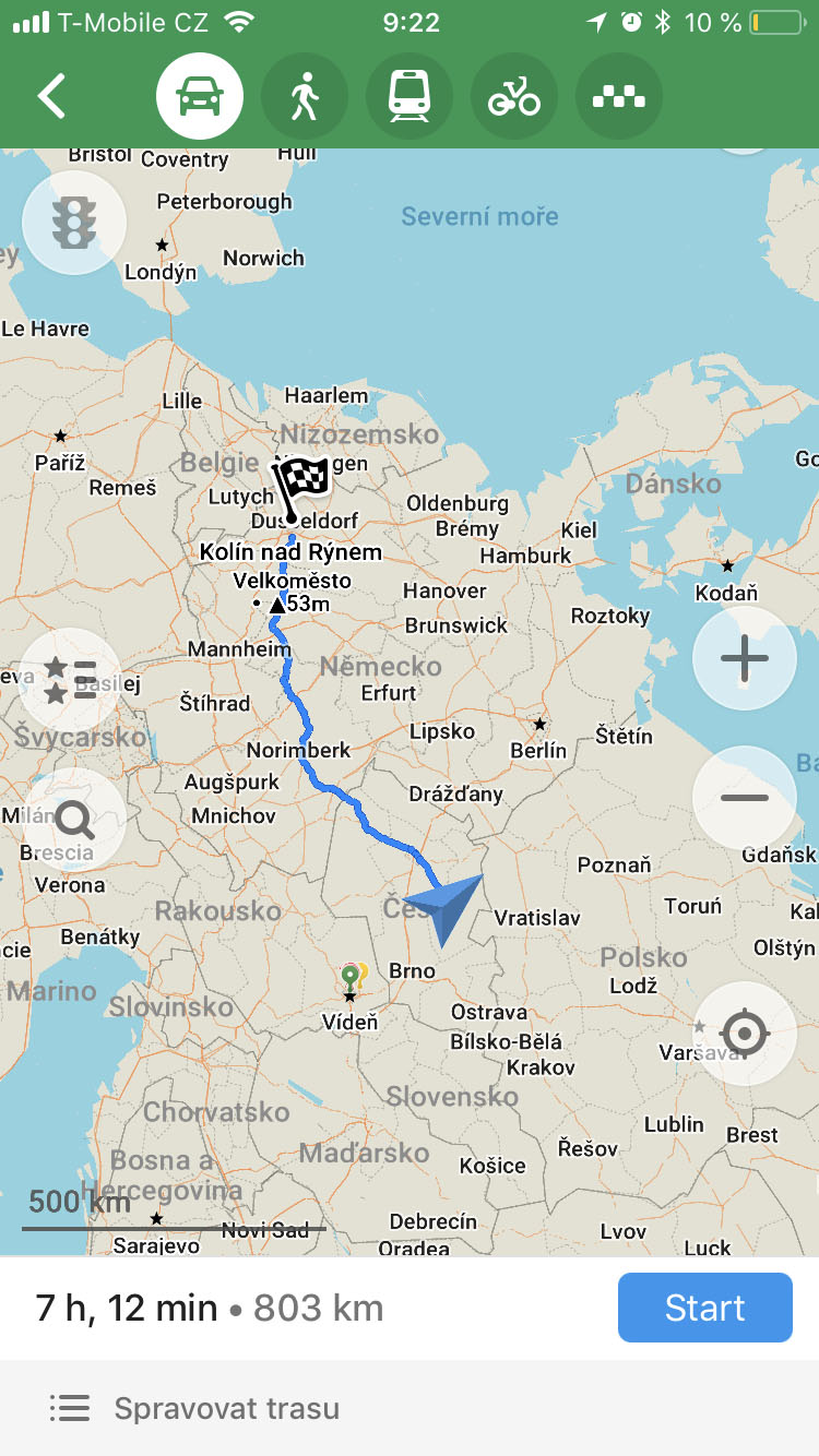 navigation map route